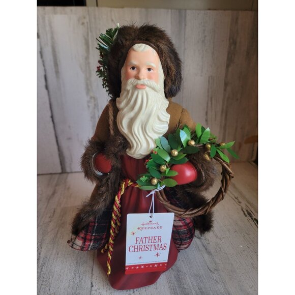 Hallmark Father Christmas Santa Claus figurine Xmas home decor - Picture 2 of 11